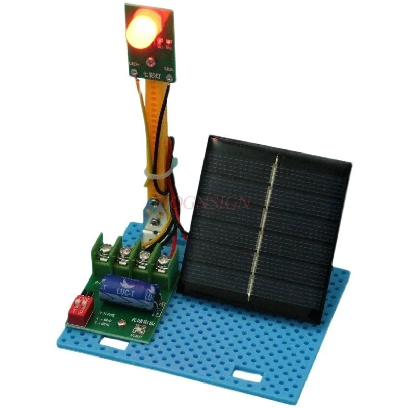 1 set  secondary school students in scientific experiments ,Handmade model of solar charging station for primary and