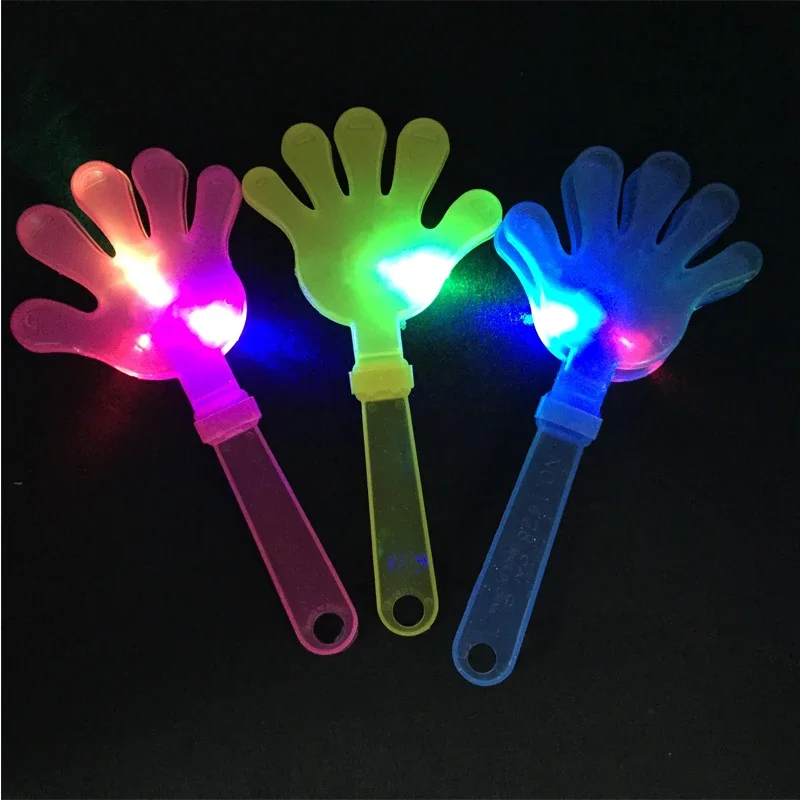 12 Stück Handklöppel, leuchtende LED-Klöppel, Krachmacher, lauter Geräuschmacher, Spielzeug, Klatschspielzeug für Hochzeit, Geburtstag, Party, Gastgeschenke, Zubehör – Detail 7