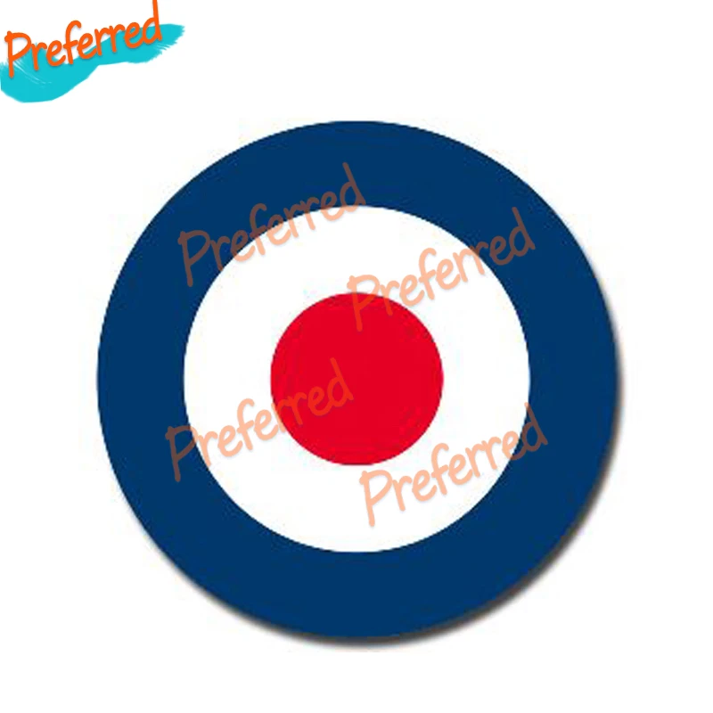 Высококачественная Светоотражающая Автомобильная наклейка Раф круглая наклейка для тех, кто Mod Target Vespa глянцевая виниловая креативная наклейка s Водонепроницаемая автостайлинг