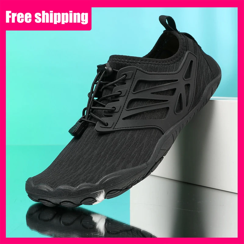 

Мужские и женские дышащие кроссовки для водных видов спорта, пляжные, быстросохнущие, для ходьбы босиком, для серфинга, рыбалки, нескользящие, для гребли