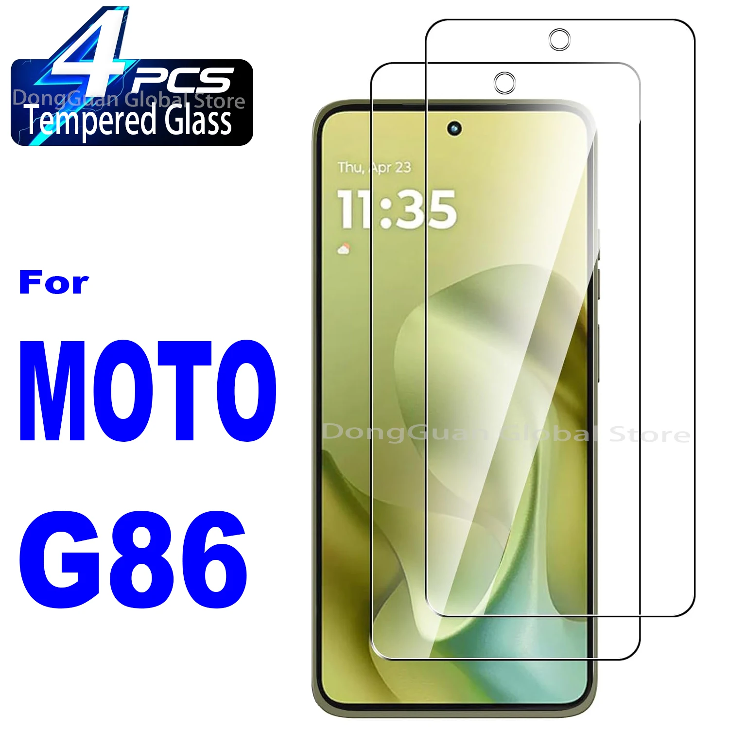 

For Motorola Moto G86 Tempered Glass Screen Protector Glass Film