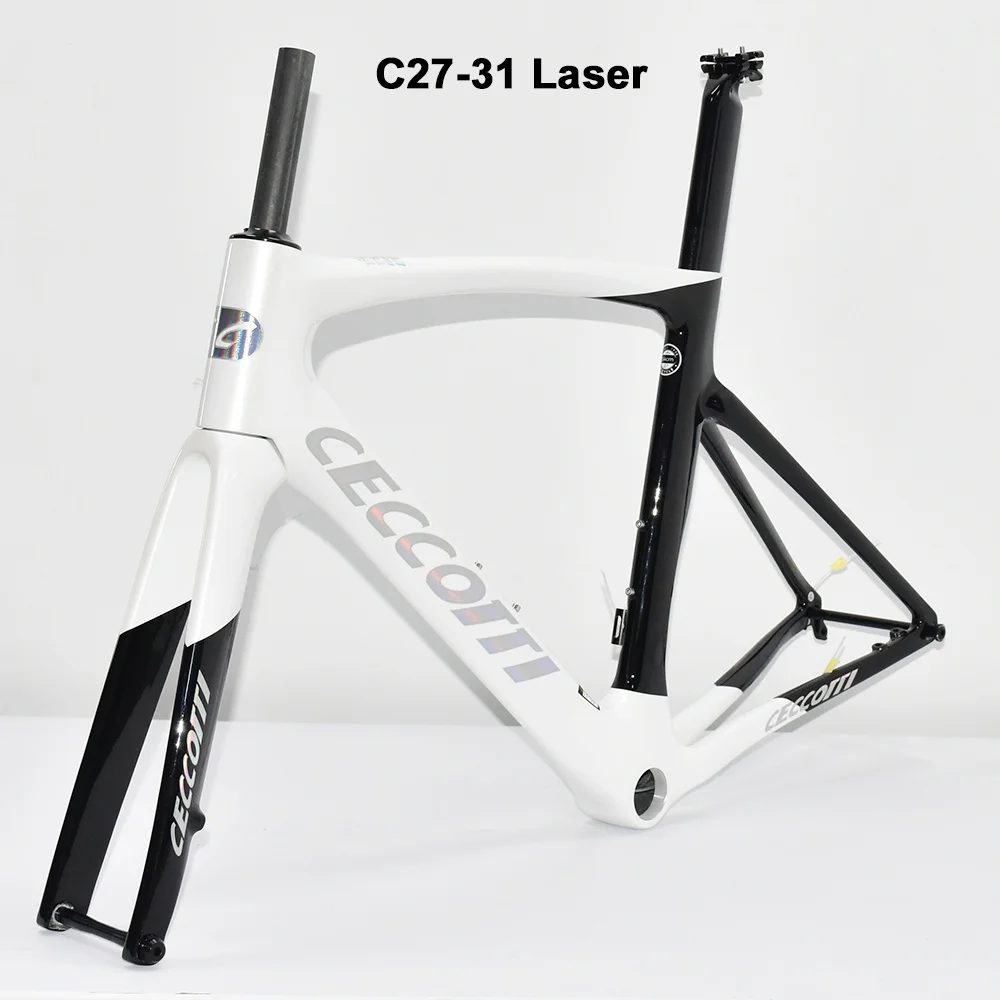 Full Hidden Carbon Disc Road Bike Frame Light Weight Road Bicycle Carbon Frame BB T47 Aero Dynamic Carbon Road Bike Frameset