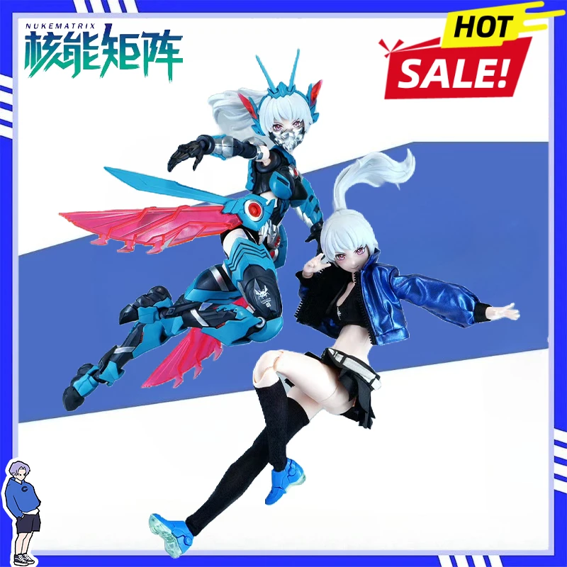 

ГОРЯЧИЙ Nuke Matrix Cyber ​ ​ Лес 1/12 Cyclone Hopper, собранная модель, подвижная фигурка, коллекция подарков