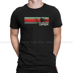 Battlestar Galactica Man TShirt Retro Viper Fashion T Shirt 100% Cotton Harajuku Sweatshirts Hipster