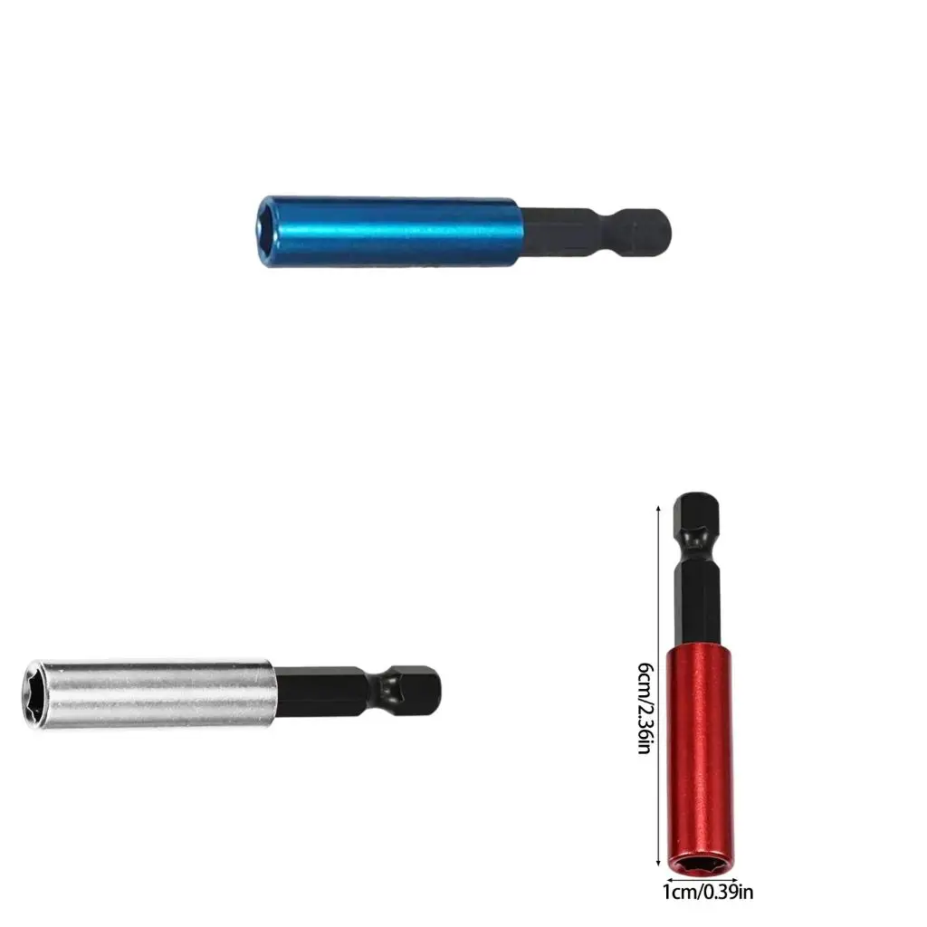 Six Sided Driver Piece Linkage Hexagonal Bit Featuring Extended 60mm Grip 1/4 Linkage Drive Fit for Tight Zones