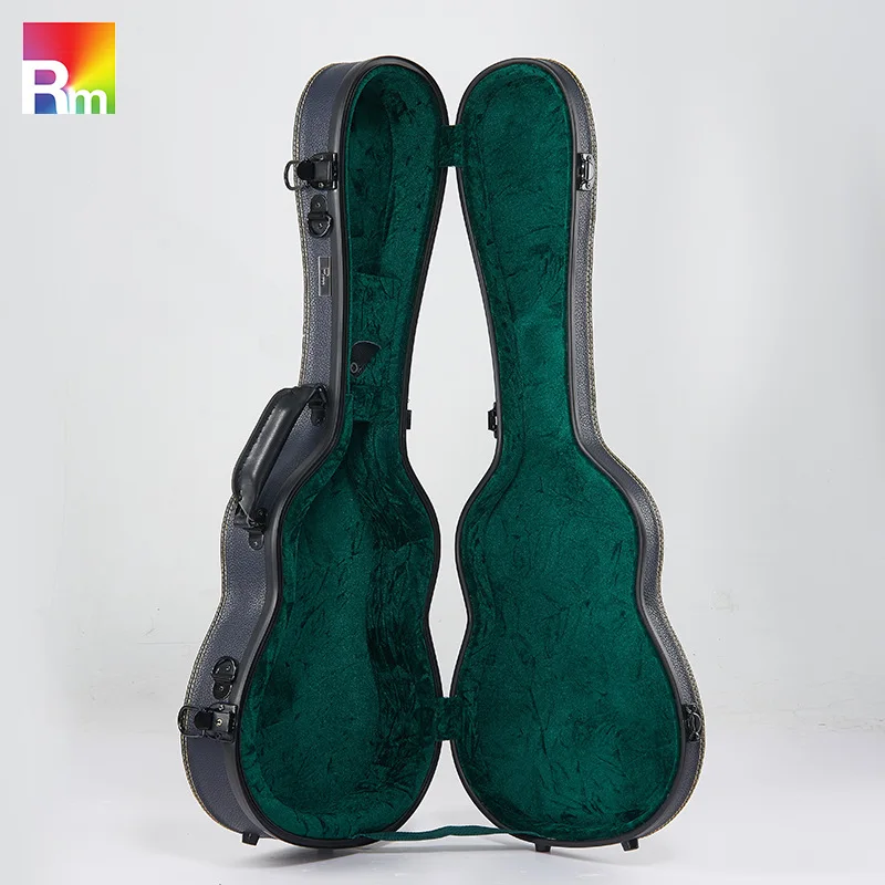 Ukulele Case 27 Inch Fiberglass 4-String, Shockproof, Trendy Shoulder Strap, Portable Protective Gig Bag