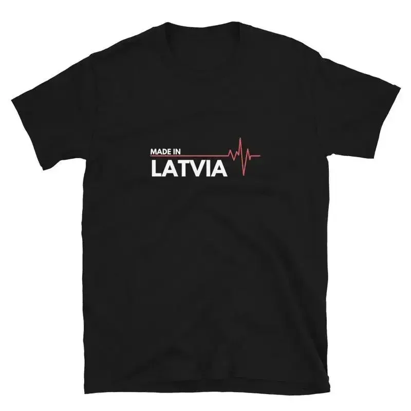 Latvia Made In Place of Birth National Pride TShirt
