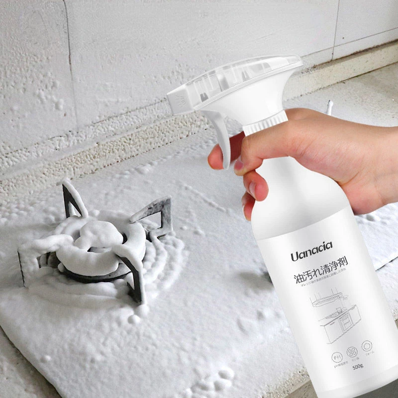 500g Range Hood Cleaner Kitchen Strong Degreasing Multi-functional Foam Cleaner Household Oily Clean Kitchen Cleaner