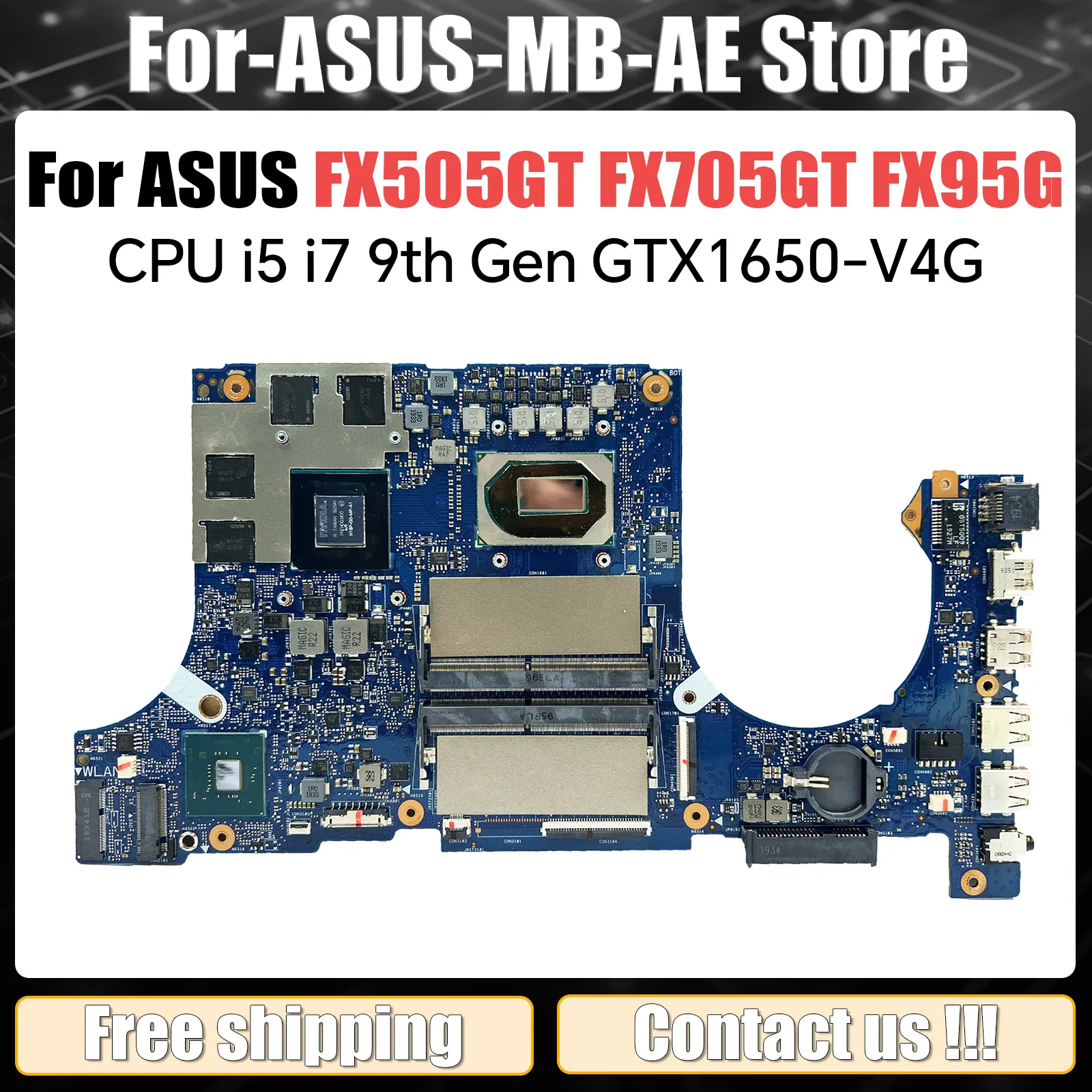 FX505GT/FX705GT/FX95G I5 I7 FOR ASUS FX505 FX505G FX95G FX95GT laptop motherboards