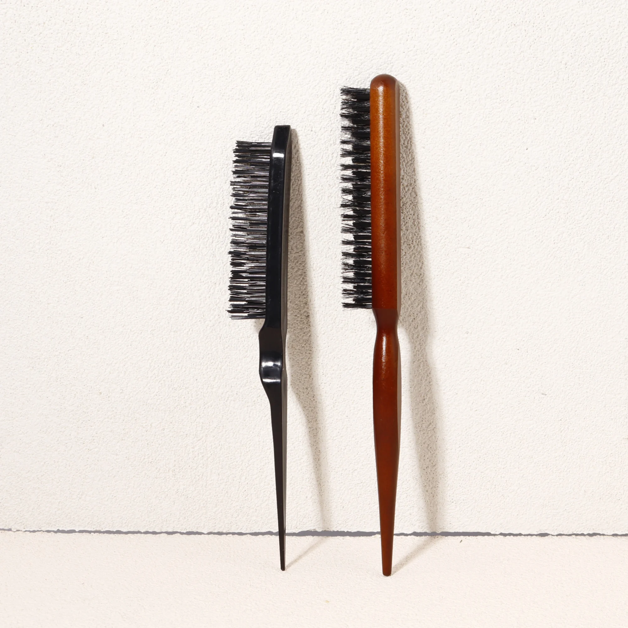 Escova de cabelo estilo, escova de cabelo de cerdas, escova de cabelo antiestática profissional, pente de estilo fofo, especial para perucas de cabelo real