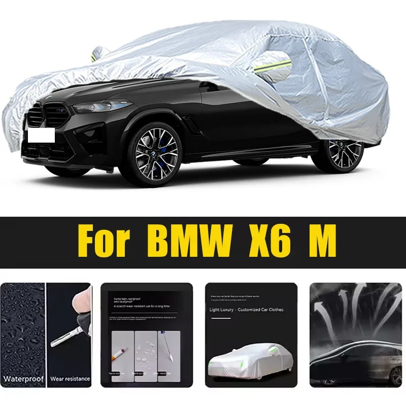 لسيارات BMW X6 M G05 G06 غطاء سيارة حماية خارجية يغطي الثلوج ظلة مقاوم للماء الغبار الخارجي UV اكسسوارات السيارات السيارات #1