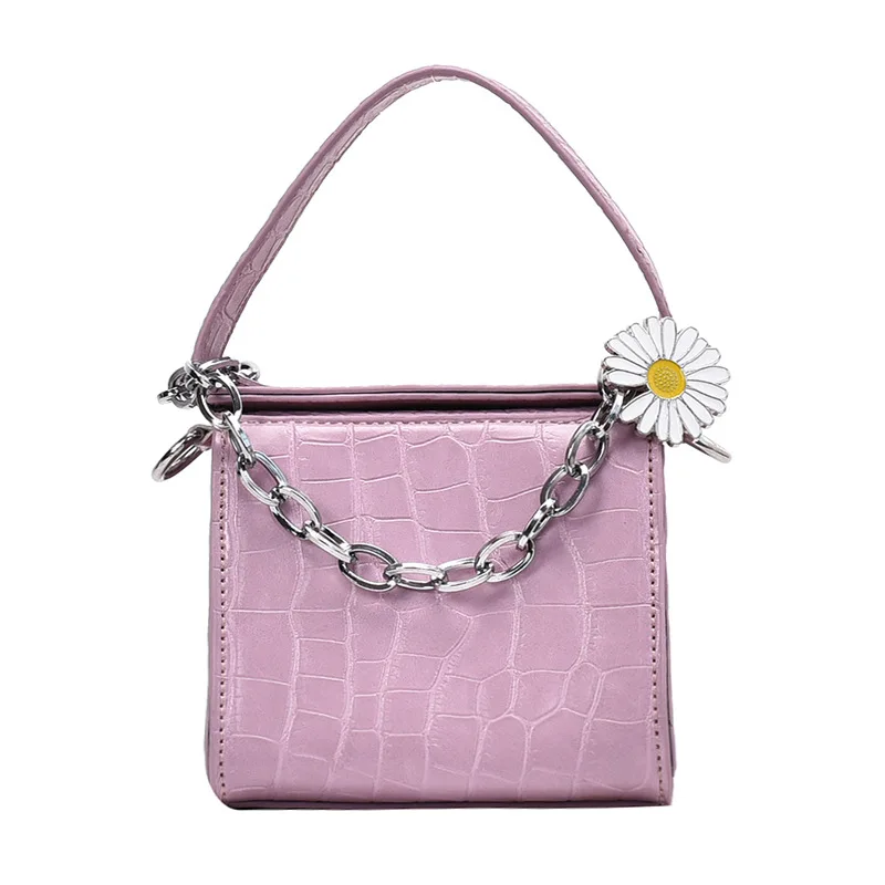 

Mini Western style handbag 2025 popular new stone patterned chain shoulder crossbody bag