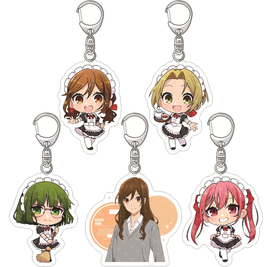 55MM Anime Horimiya Figur Miyamura Izumi Hori Kyoko Ishikawa Toru Ayasaki Remi Acryl-Schlüsselanhänger Kawaii ‌   Weihnachtsgeschenke