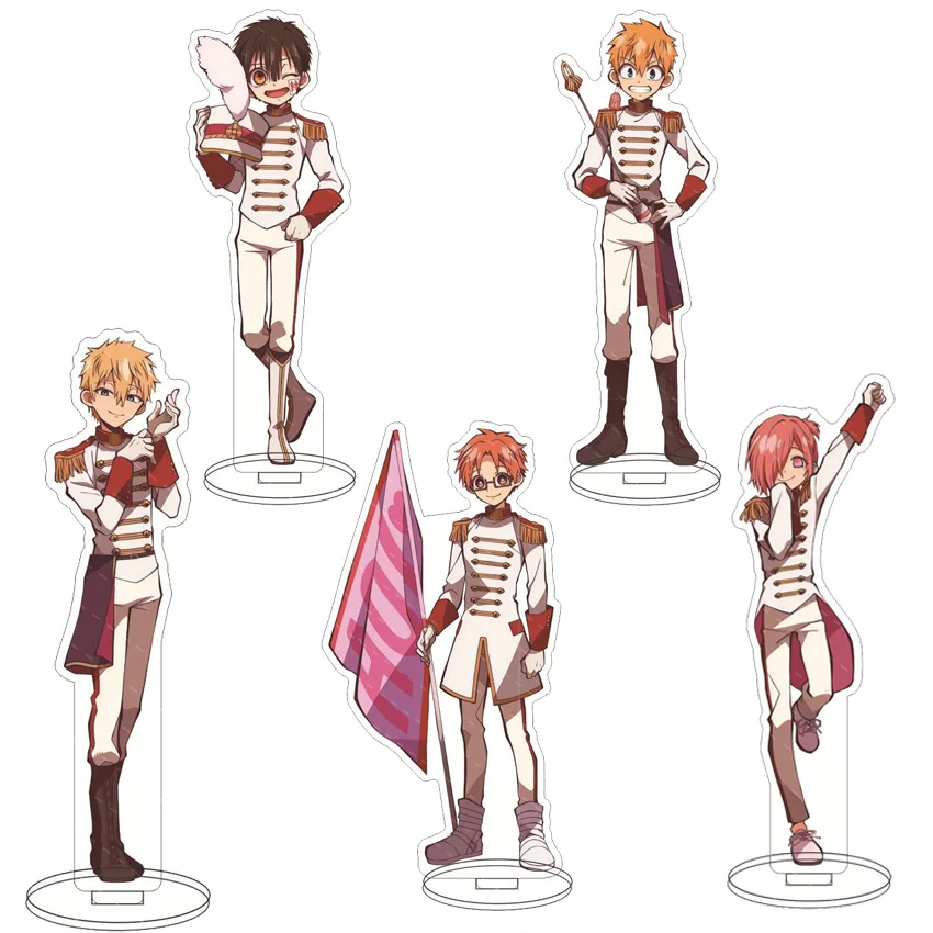 16CM Anime Acryl-Ständer Toilet-bound Hanako-kun ‌   Minamoto Kou Akane Aoi Yugi Amane Nanamine Sakura Cosplay-Figuren Ornamente Geschenke