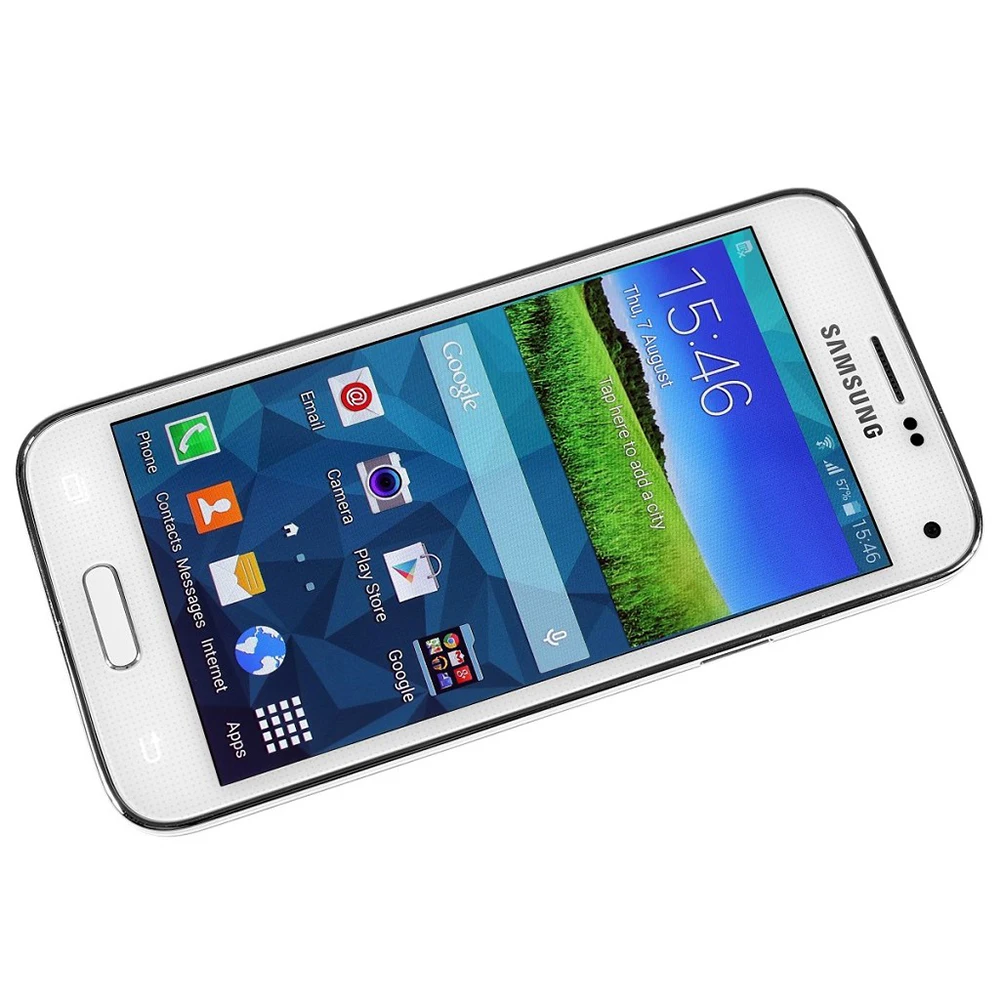 هاتف سامسونج جالاكسي S5 mini G800F 4G الأصلي، 1.5 جيجابايت رام، 16 جيجابايت روم 8 ميجابكسل + 2.1 ميجابكسل 4.5 بوصة، هاتف أندرويد رباعي النواة