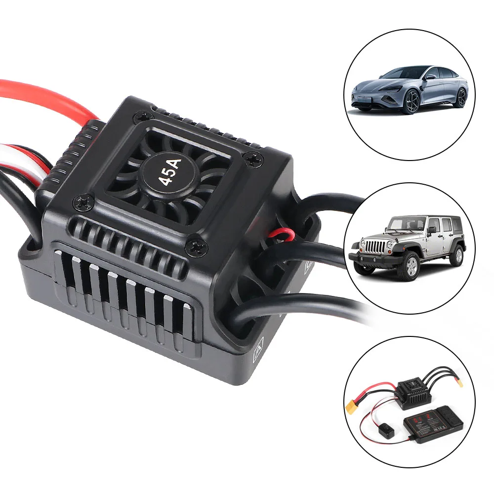 T/XT60 2-3S Brushless ESC Electric Speed Controller 45A ESC BEC