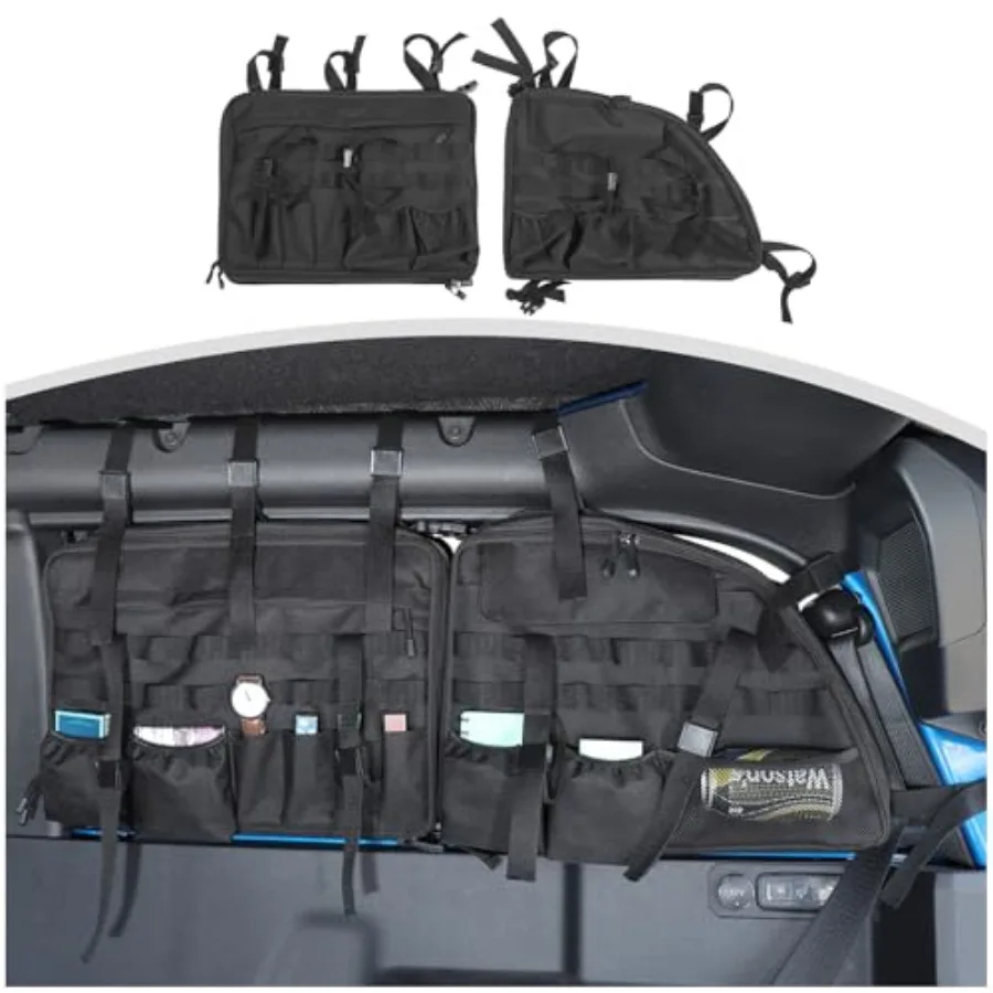 

TrunkMate Roll Bar Organizer for Ford Bronco 2Door 2021-2025 Durable Molle Webbing + Convenient Storage Pocket Right Side Black