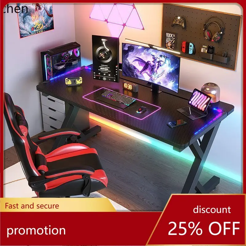CZ  Carbon Fiber Gaming Computer  Chair Desktop Gaming Bedroom Home Desk Simple Office Desk Study Desk