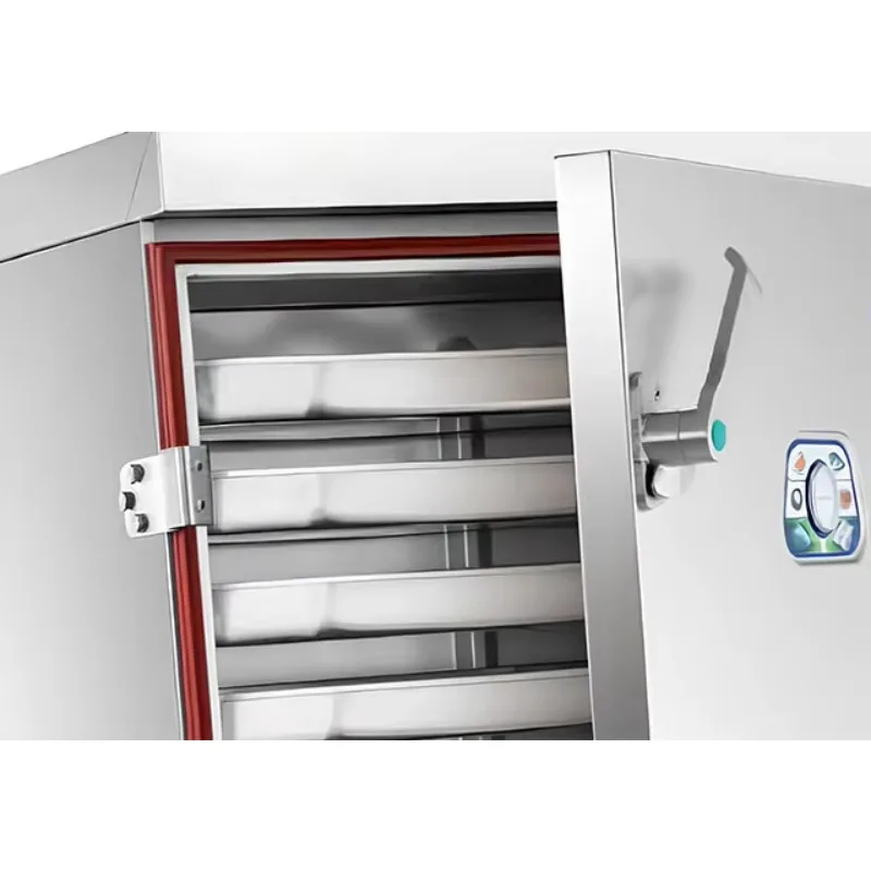 Heavy-Duty Commercial Food Steamer for Rice Noodle, Shrimp, Dumplings 4 Trays Steaming Cabinet