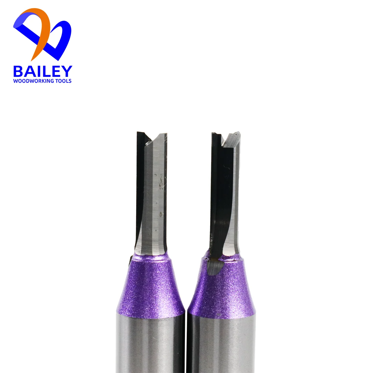 BAILEY 1PC 12.7x6mm Series 2 Flute TCT Straight Bit EndMill Cutter Router Bit for Wood Tungsten Carbide Router Bit Woodwork Tool