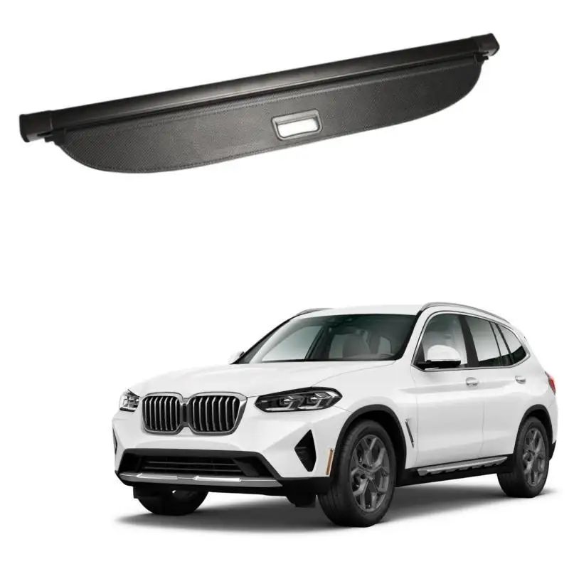 

Черный холщовый задний багажник с откидной крышкой для BMW X3 2019-2024