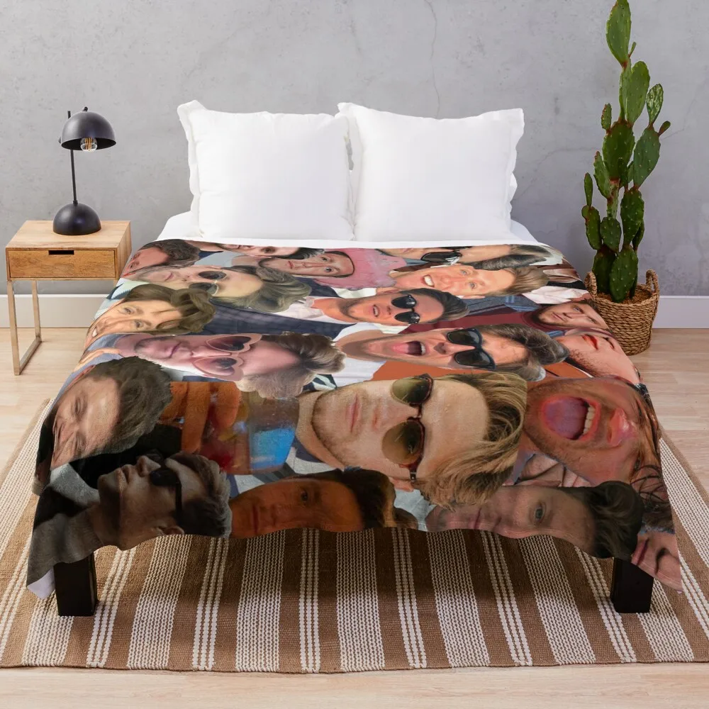 NiallHoran Photo Collage Throw Blanket Soft Big Blankets Sofas Of Decoration cosplay anime Blankets