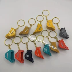 Key Chain Gift For CAT SANY KOMATSU Hitachi Kobelco Bobcat Excavator Bucket Keychain Chain Plate Metal Pendant Small Gift Buckle