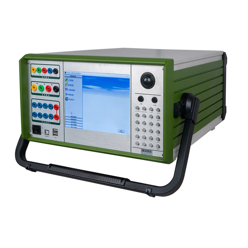 Microcomputer Relay Protection Tester Three Phase 4U3I Relay Calibrator Secondary Current Injection Equipment