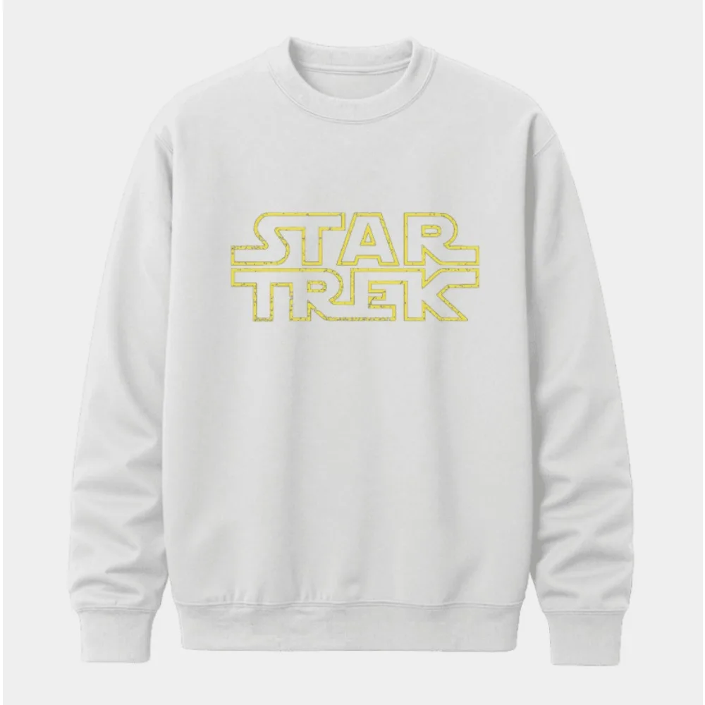 American Star Wars Peripheral Print Men's and Women's Crew Neck Sweatshirt Autumn Sports Loose and Comfortable Sweatshirt