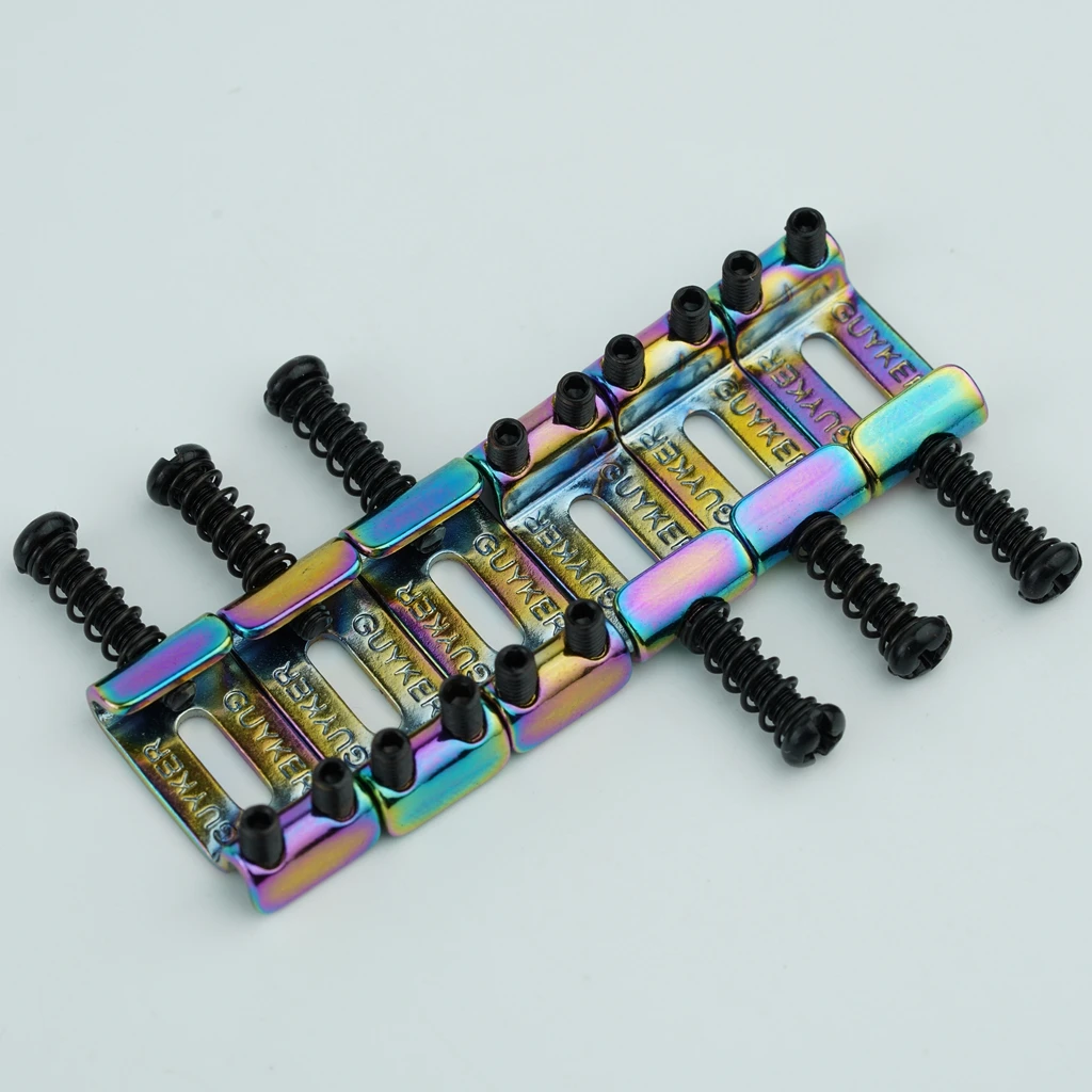 مجموعة واحدة (6/قطع) جيتار كهربائي عتيق جسر سرج جسر جيتار كهربائي ريترو مازي، متوفر بأربعة ألوان، 10.8 ملم #4