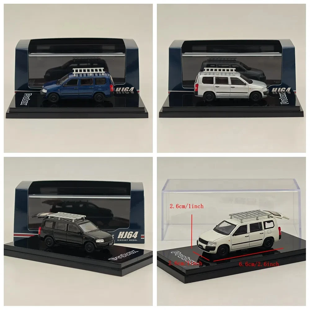 

1/64 Hobby Japan for PROBOX Customized ver. with ROOF CARRIER HJ642062 Series Diecast Models Car Miniature Limited Collection