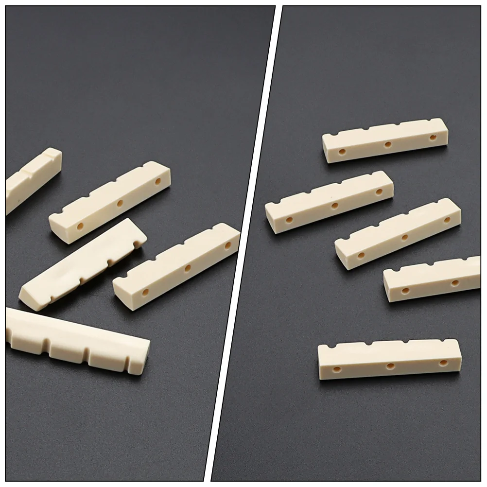 

5pcs 8-String Mandolin String Nut Slotted Instrument Replacement Parts Premium Sturdy Wear-Resistant Lightweight Durable Noise