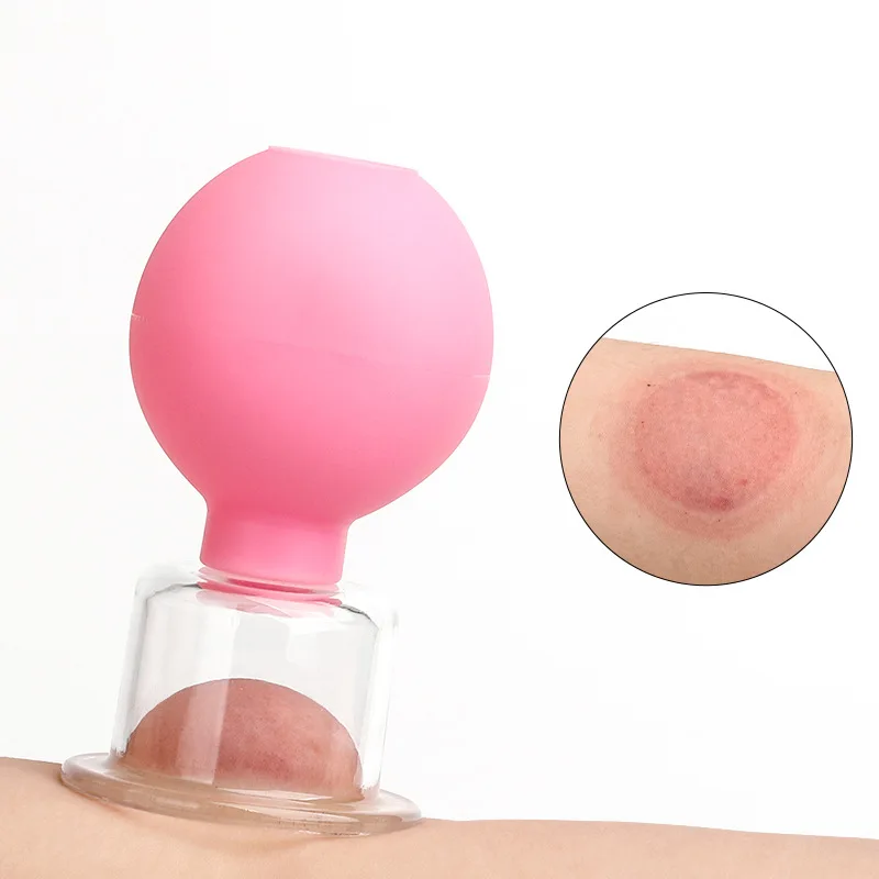 1pcs Silicone Cupping Massage Cup For Body Fac Neck Eye Massage Vacuum Tank Body Facial Care Anti-aging Beauty Tool