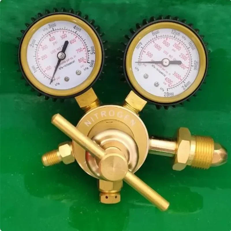 Imagem -02 - Todo o Cobre Redutor de Pressão de Nitrogênio o Estilo Americano Válvula Redutora de Pressão de Nitrogênio de Alta Pressão de Alta Pressã Hx-d0033