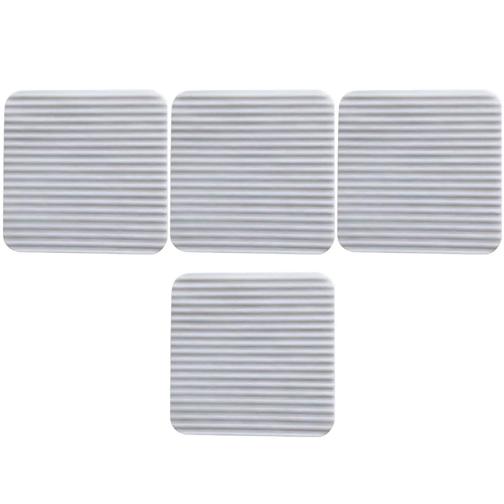 4 قطعة شريط سجادة غير قابل للانزلاق حامل وسادة السجاد للأرضيات الخشبية سهلة الاستخدام وإزالة السجاد الشريط البساط وسادة لسجاد المنطقة