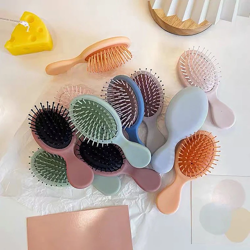 Portable Pocket Hair Comb Salon Styling Hairbrush Shampoo Brush Massager Hair Comb Horsehair Comb Fashion Styling Tool Health