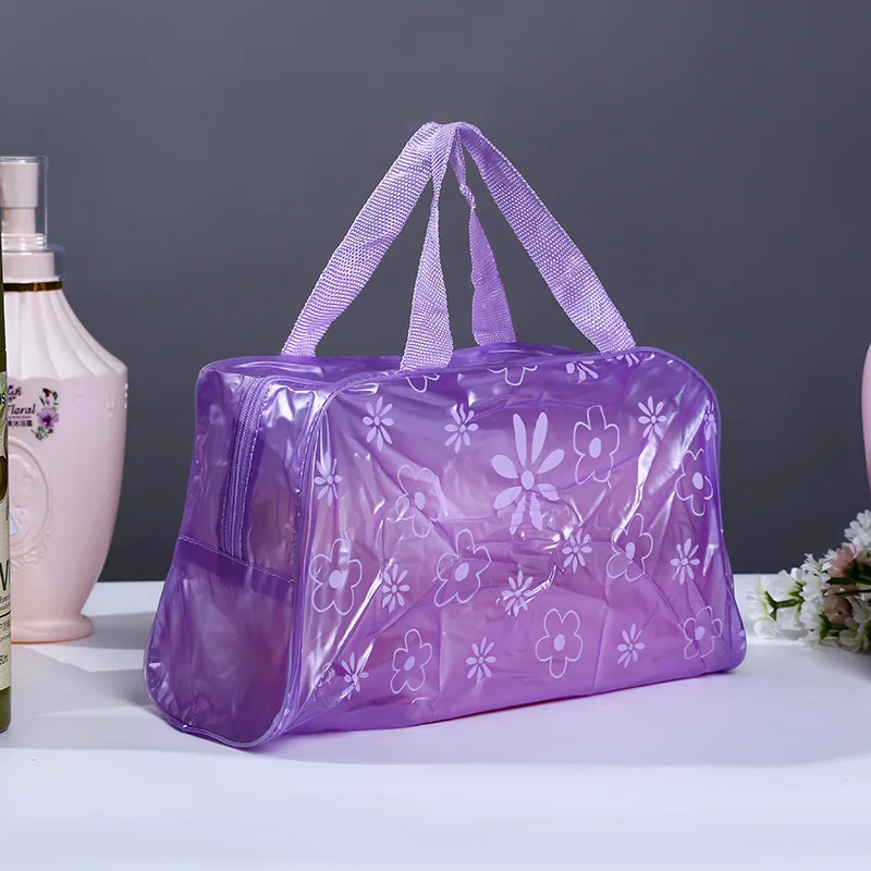 1pc Transparent Toiletry Packaging Travel Cosmetic Bag Waterproof Travel BagToiletry Bag Portable Travel Business BeachBag