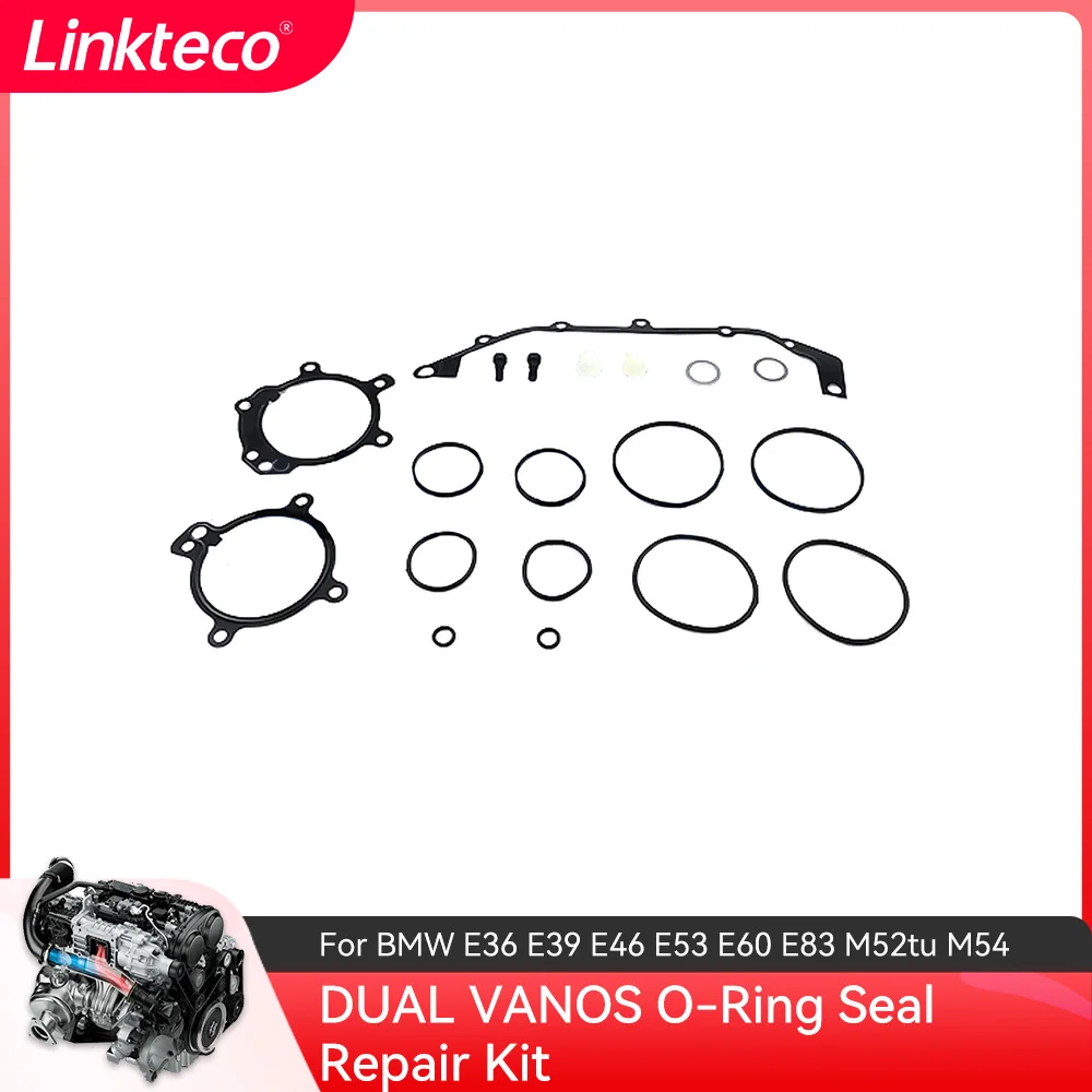 DUAL VANOS O-Ring Seal Repair Kit For For BMW 320I 325CI 325I 325XI 525I X3 X5 Z4 330CI 330I 330XI 530I 2.2 2.5 3.0L L6 M54