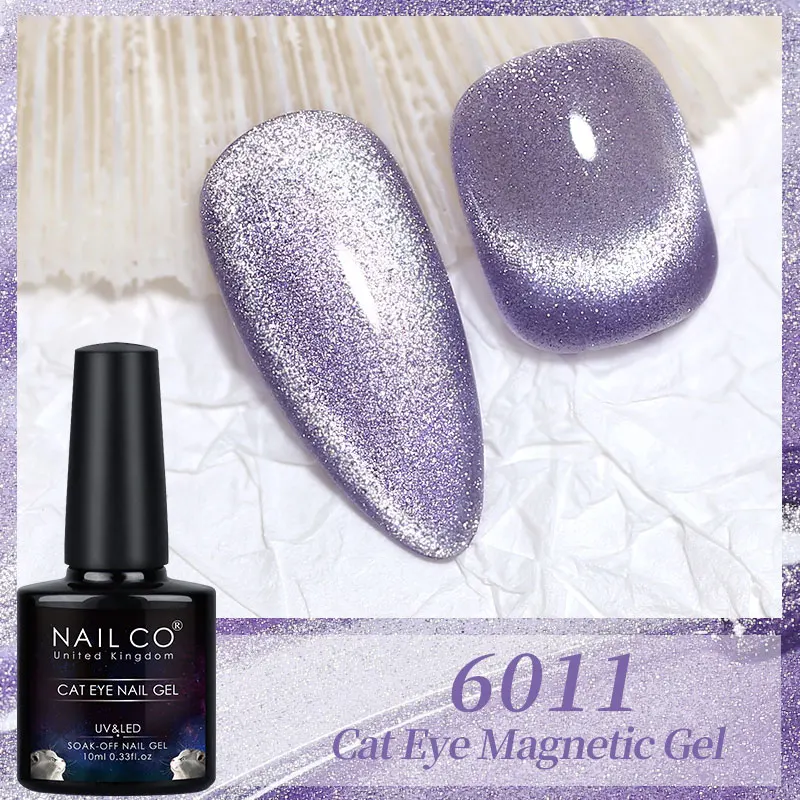 NAILCO Transparent Cat Eye Gel Nail Polish 10ml UV Nail Art Semi Permanent Lakiery Hybrydowe Magnet SPAR Lacquer Gel Vernis Soak