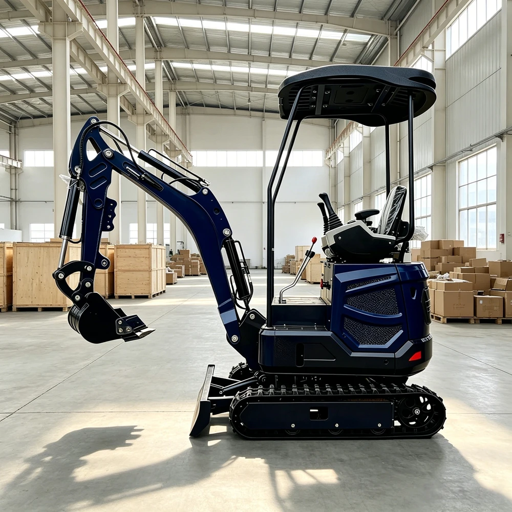 

Mini Excavator Construction 1.0Ton 1.7Ton 2.5Ton 3.0Ton Kubota engine Hydraulic CE Trenching Diggers Cab Fast