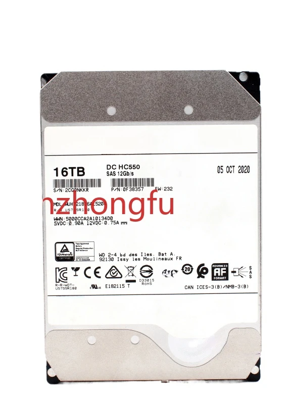 Original used 3.5 inch SAS hard disk 14T/16T/18T TB t enterprise server hard disk Used