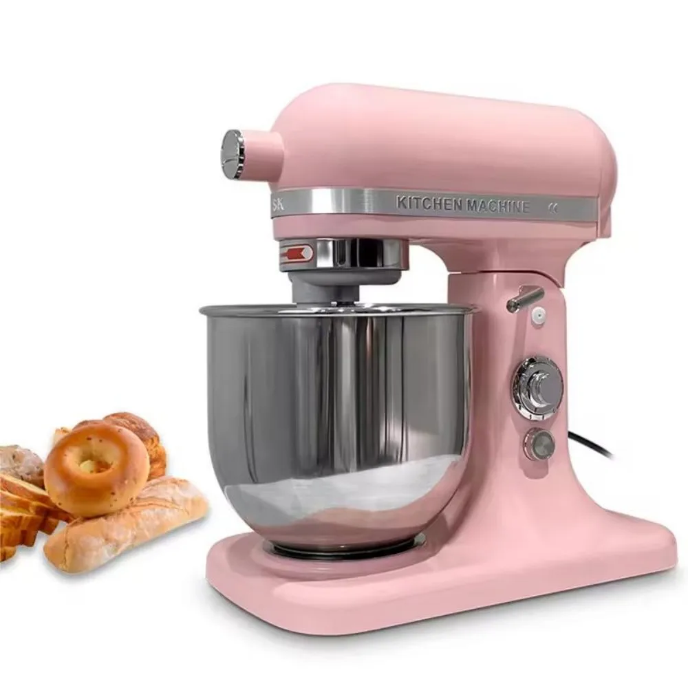 7L Stainless Steel Mixing Bowl Dough Mixer - Home Kitchen & Commercial Baking Food Mixer, Bakery Supplier Efficient