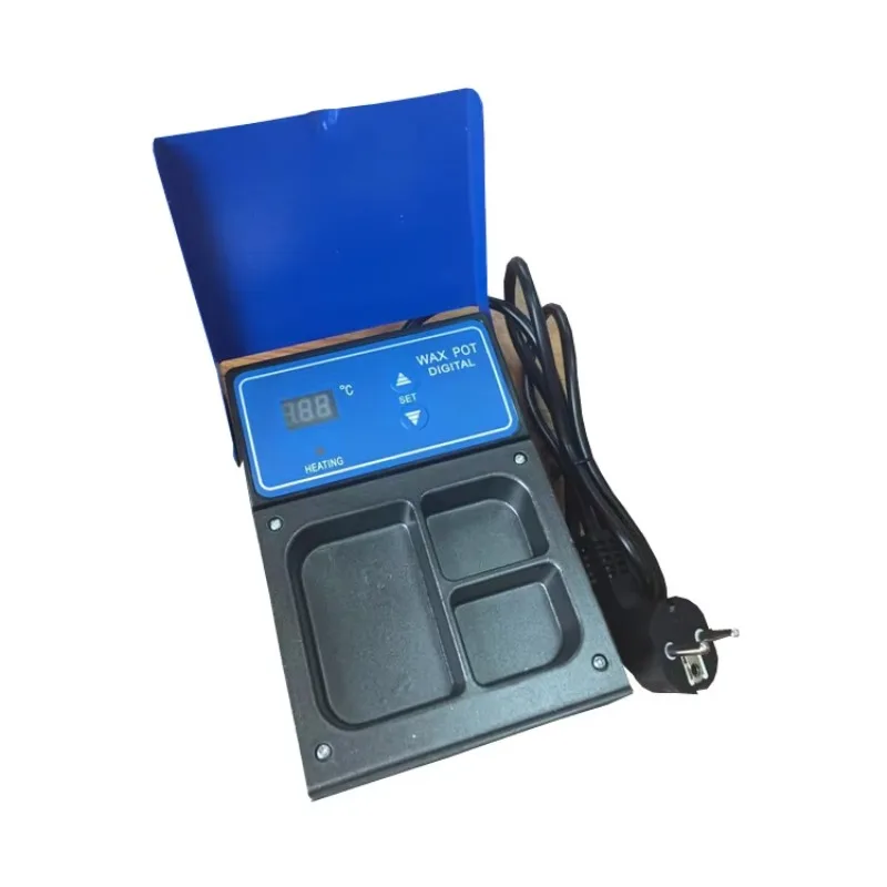 Professional Laboratory Wax Heater Pot Tri-Slot Paraffin Melter Equipped with Digital Display and Automatic Temperature Control