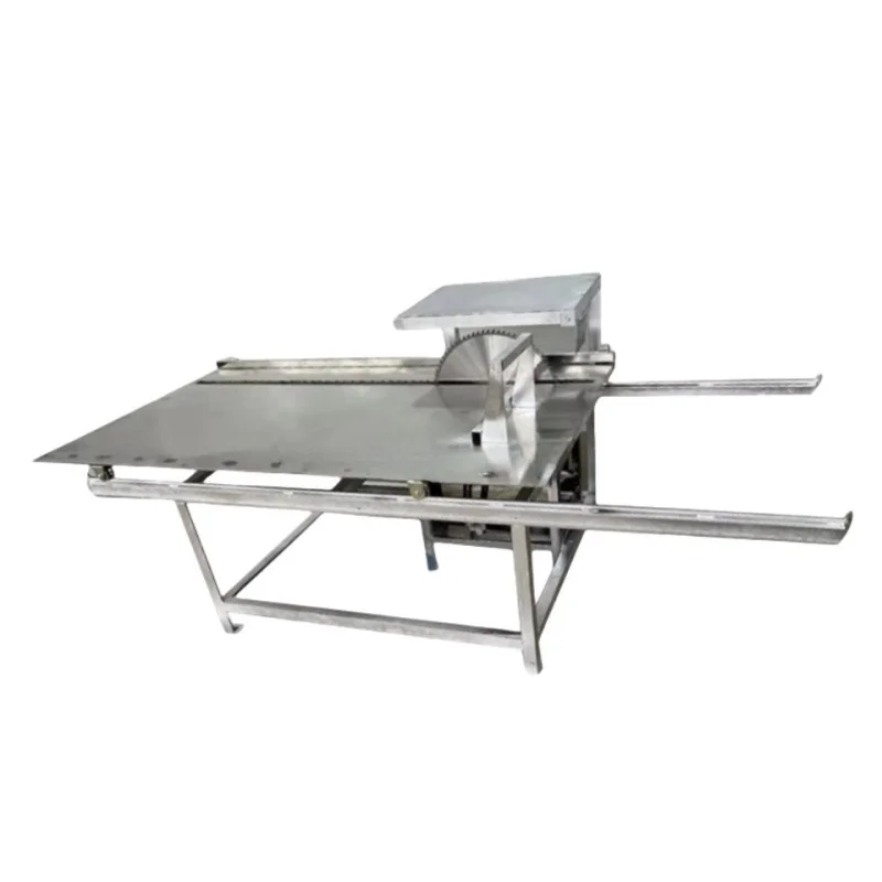 Stainless Steel Horizontal Ice Cutting Machine Home Industrial Food Factories Water Cooling Produces Ice Cubes Blocks