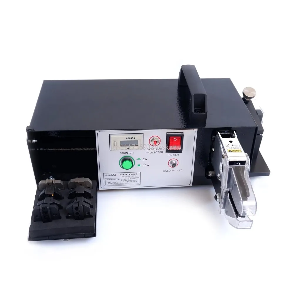 NewEM6B2 PRO Electric Terminal Crimping Machine With Wire Stripping Cutting Function Crimper Tools EM-6B2 Crimping Pliers Device