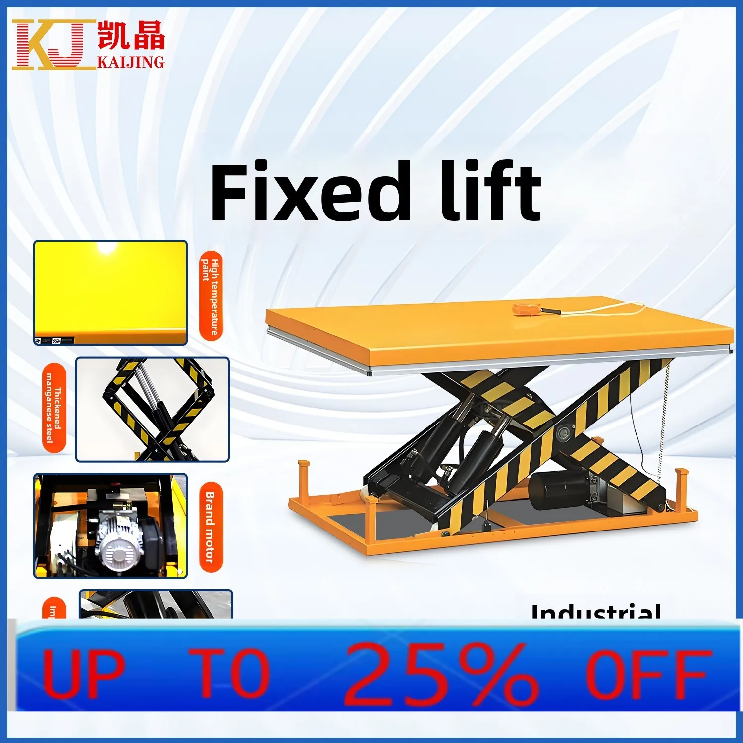 

Электрический гидравлический подъемник-ножничный подъемник Ltt для фиксированной установки