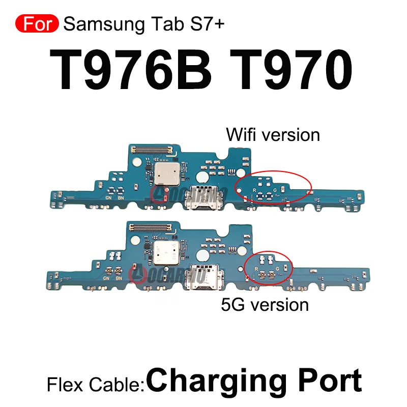 1Pcs For Samsung Galaxy Tab S7Plus S7+ 5G T970 T976 SM-T976B USB