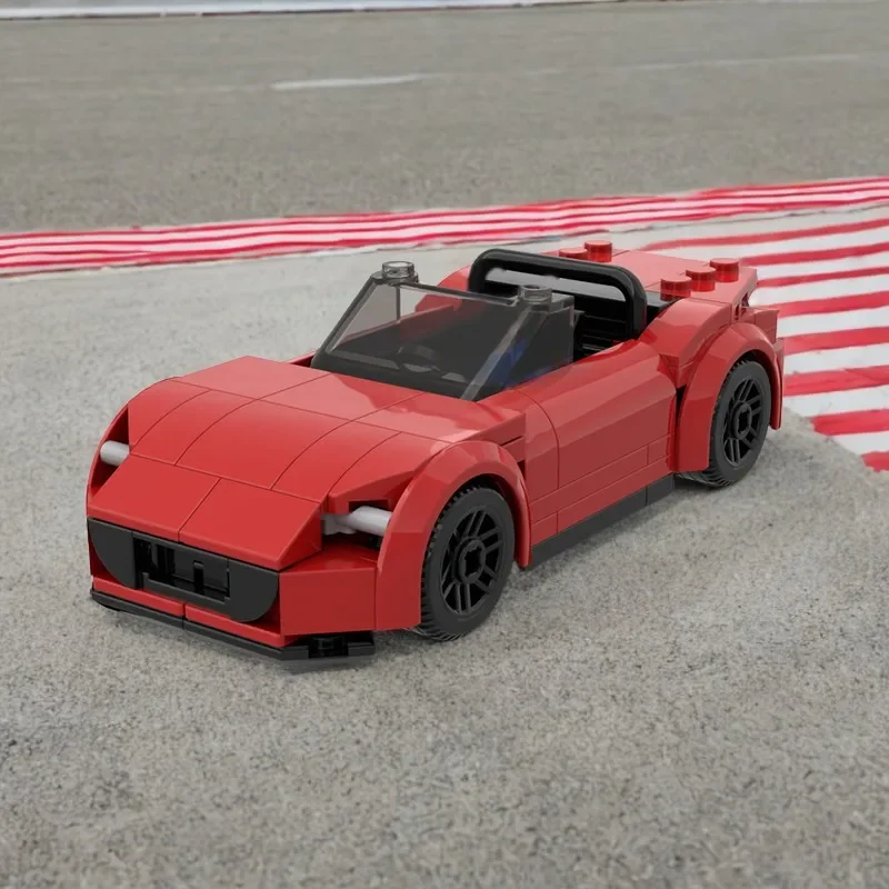 

154 шт. Reative Building Blocks MOC SpeedMazda MX-5 Miata ND Развивающие детские игрушки «сделай сам», подарок на Рождество и день рождения для детей