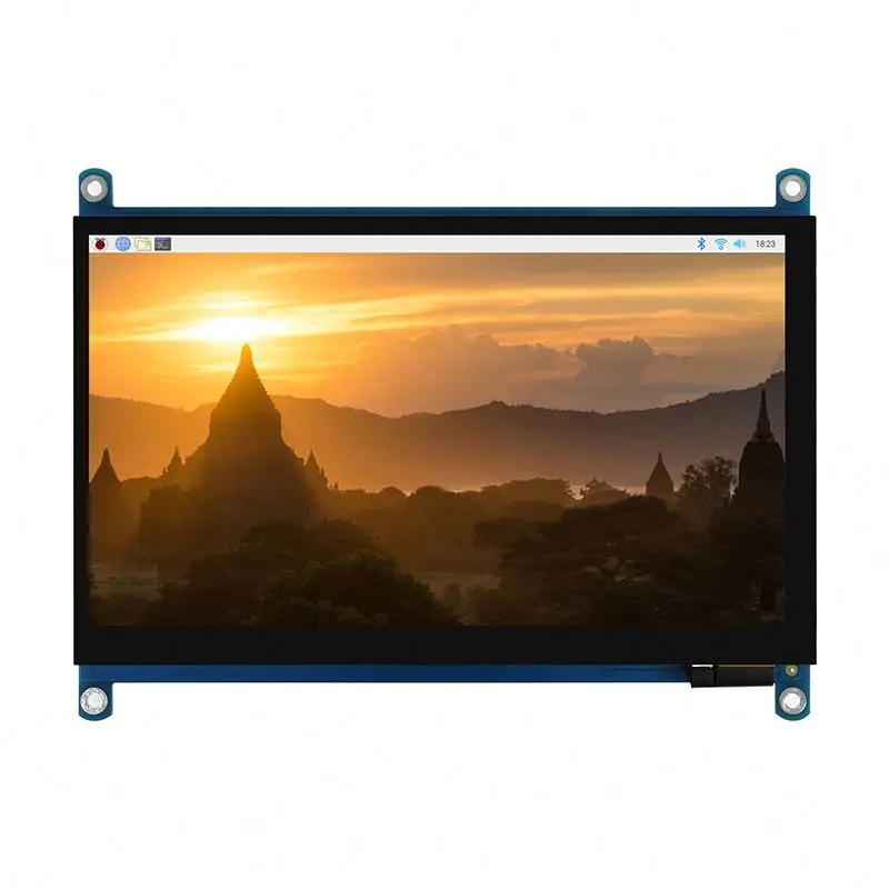 Raspberry Pi 5-screen 7-inch QLED quantum dot IPS material high-definition HD-MI universal touch screen display