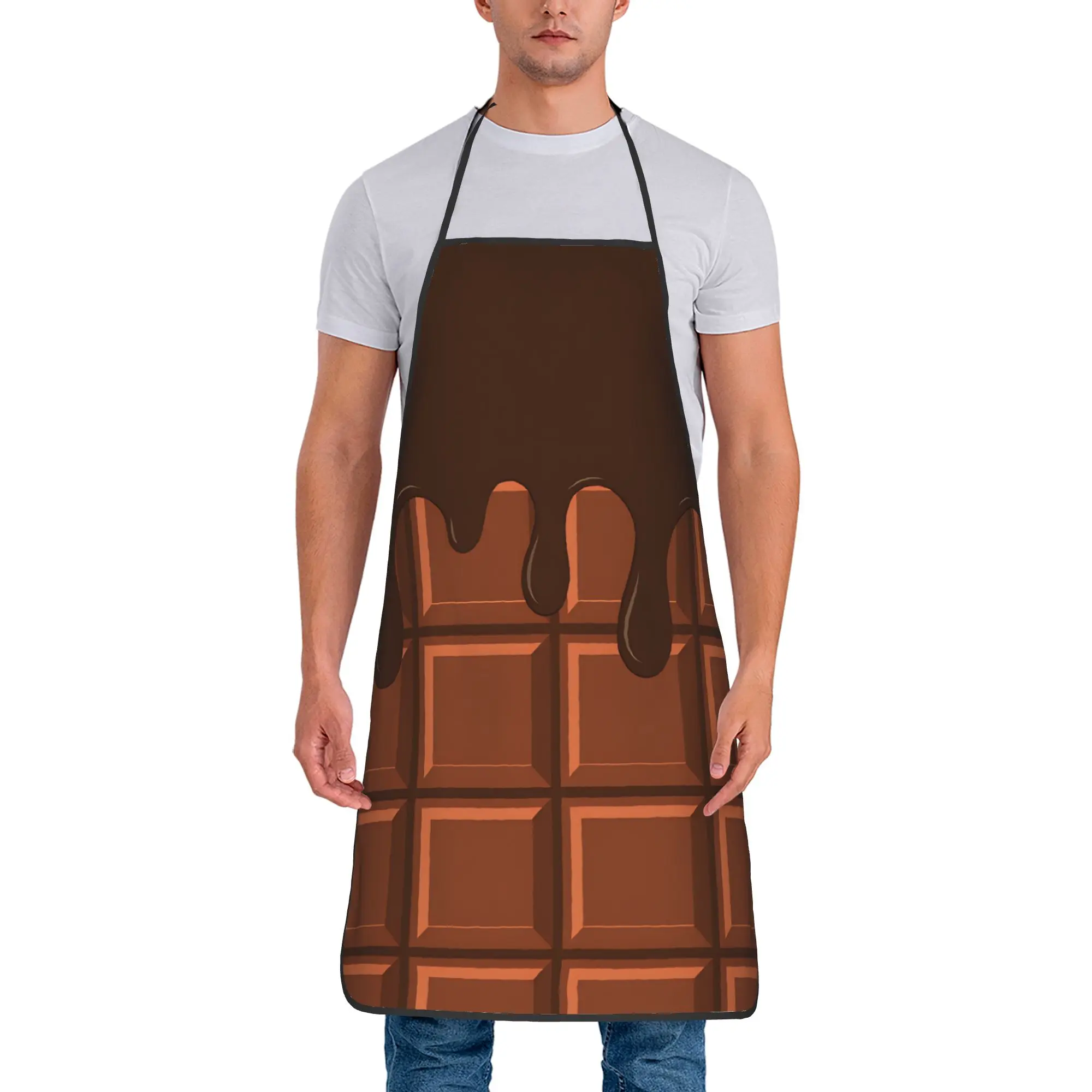 Ice Cream  Apron  Household Fashionable Kitchen Accessories Barber Home Aprons without Pocket